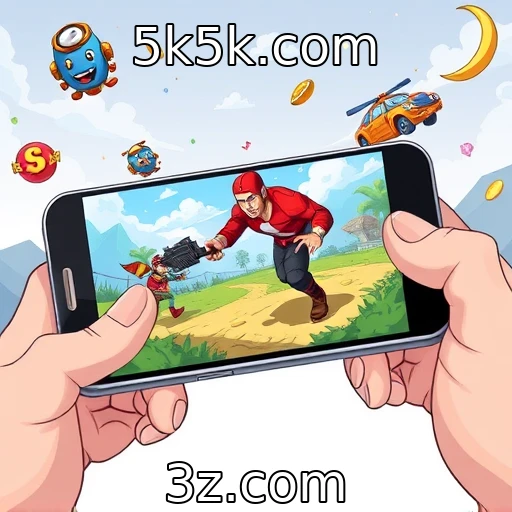 Crescimento do mercado de jogos mobile